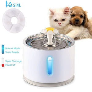 2.4L Automatic Pet Cat Water Fountain