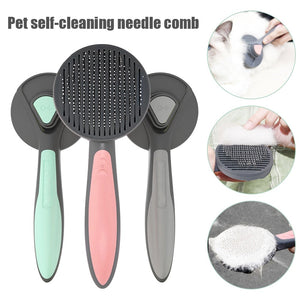 Cat Self Cleaning Slicker Brush