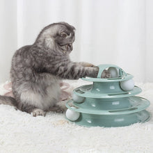 Load image into Gallery viewer, 4 Level Interactive Cat Tower Track Toy
